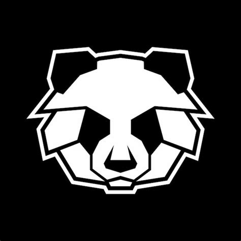 Premium Vector | Panda head logo design vector