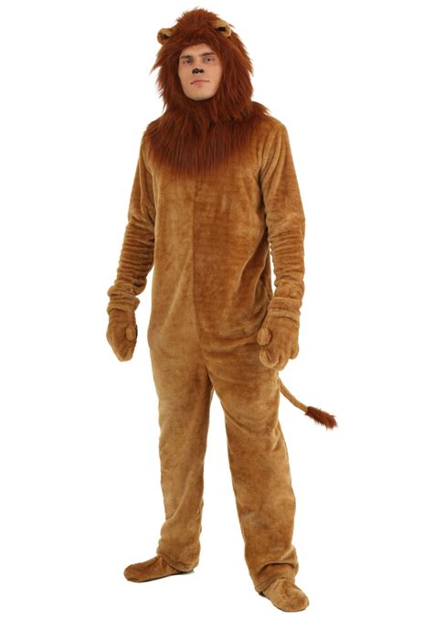 Adult Plus Size Deluxe Lion Costume | Plus Size Animal Costumes