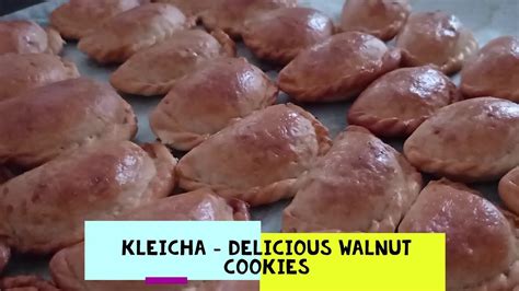 Kleicha - Delicious Walnut Cookies - YouTube