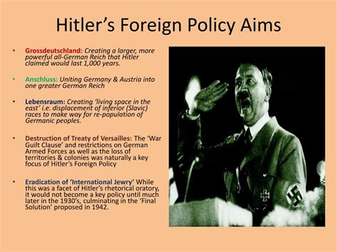 PPT - Hitler’s Foreign Policy 1933 - 1939 PowerPoint Presentation, free ...