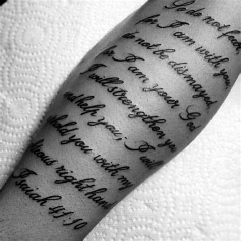 Bible Verses Tattoos For Guys - Worldwide Tattoo & Piercing Blog