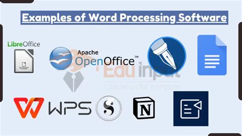 16 Examples of Word processing software