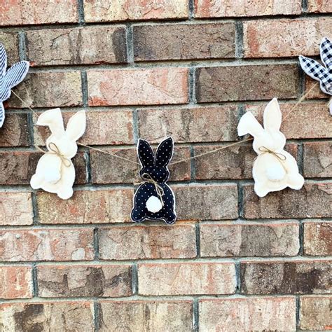 Easter Bunny Garland - Etsy