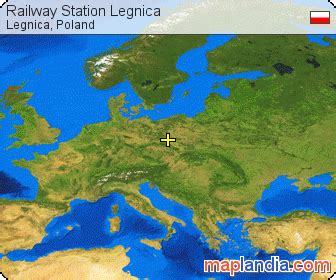 Railway Station Legnica | Legnica Google Satellite Map