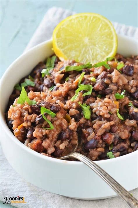 Instant Pot Black Beans and Rice (no soak dry beans) » Foodies Terminal