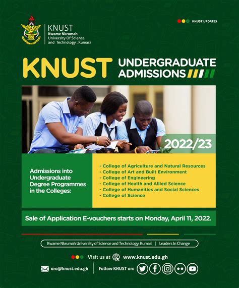 KNUST Admission Forms for the 2023/2024 Academic Year