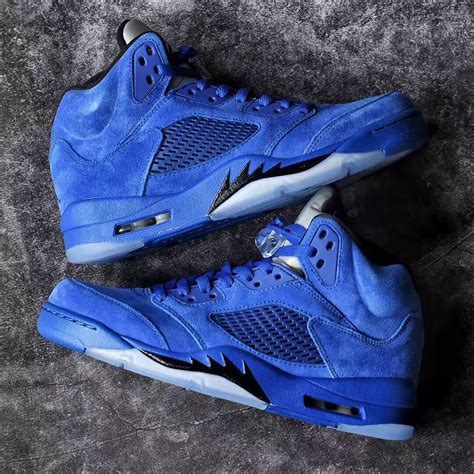 Air Jordan 5 Blue Suede Release Date - Sneaker Bar Detroit