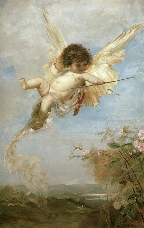 Cupid Painting by Julius Kronberg - Fine Art America