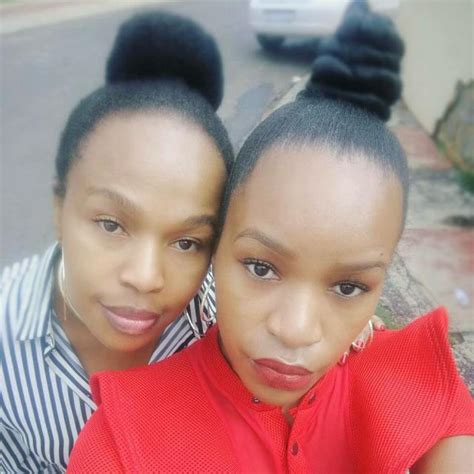 Did you know Sindi Dlathu has a twin sister? Pictures.