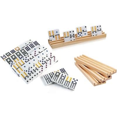 Kovot Double-twelve Dominoes & Racks Set | Includes (91) Tile Dominoes ...