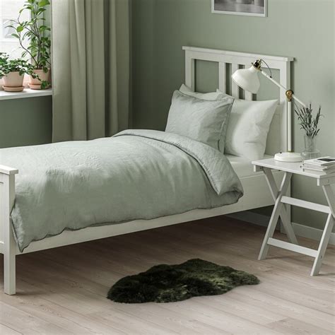 ULLERSLEV Sheepskin, dark green, 2'4" - IKEA