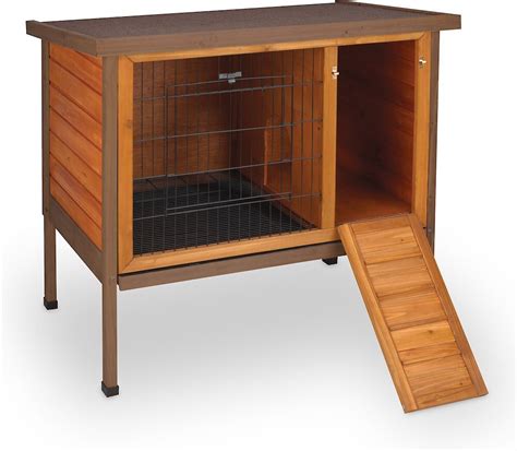 WARE Premium+ Wooden Rabbit Hutch, Medium - Chewy.com