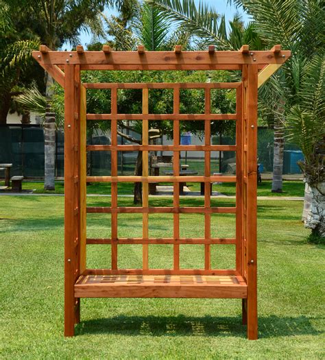 Garden Arbor Bench | Forever Redwood