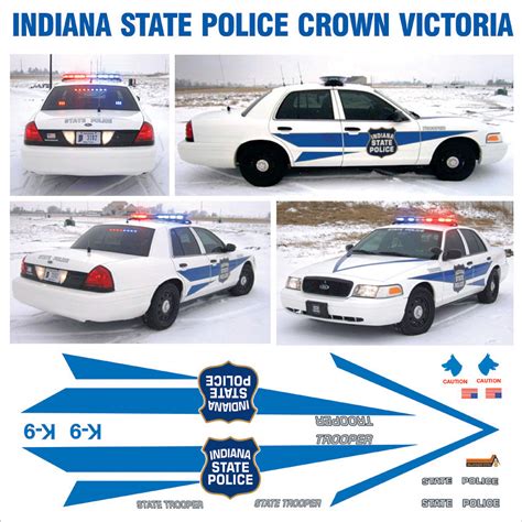 Indiana State Police – Crown Victoria – Bilbozodecals