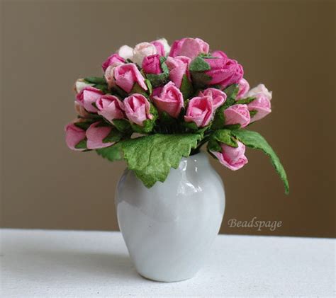 Miniature Roses Miniature Flowers Pink Sweet Rose Bouquet - Etsy