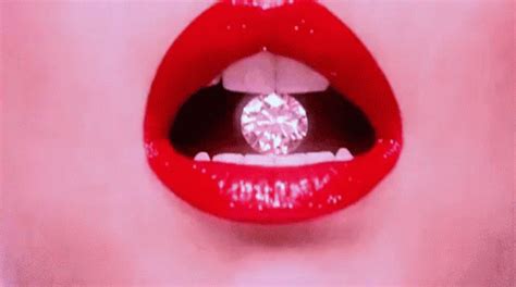 Diamond GIF - Diamond Redlips - Discover & Share GIFs | Lip pictures, Lip art, Lipstick ad
