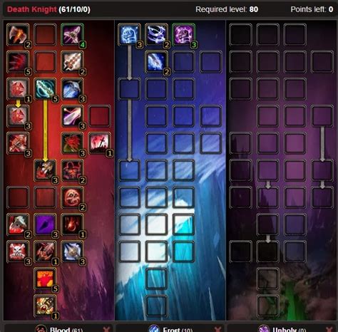 PVP DK BLOOD TALENT BUILD WOTLK 3.3.5 PATCHES - TALENT GUIDE|WoW - Best PVP/PVE Talent ...