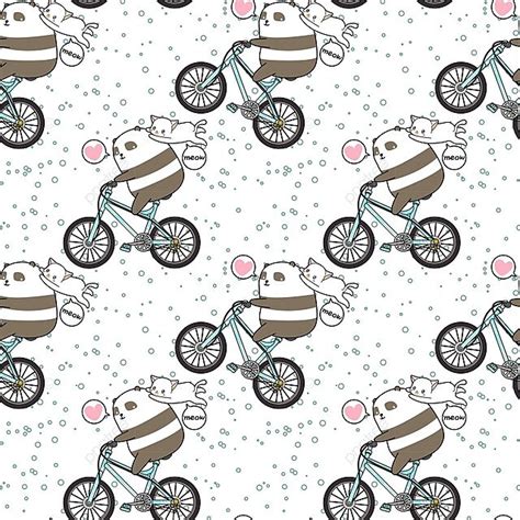 Seamless Cartoon Pattern Repeat Hand Fabric Vector, Repeat, Hand ...