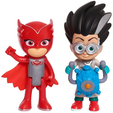 PJ Masks Hero VS Villain 2 Pack Figure Set – Owlette & Romeo - Walmart ...