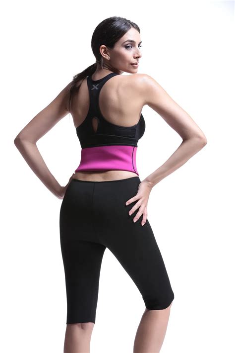 Women Super Tight Compression Pullers Slimming Neoprene Waist Trimmer ...