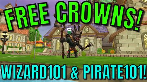 FREE CROWNS CODE! Wizard101 & Pirate101! - YouTube