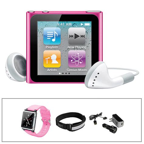 Apple iPod nano 8GB (6th Generation) Kit (Pink) B&H Photo Video