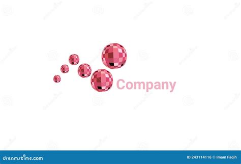 Simple Business Logo Red Ball Stock Illustration - Illustration of ball, pink: 243114116