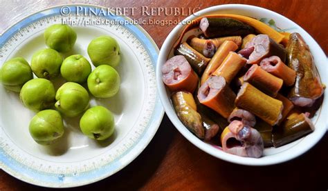 eel soured with palali (catmon) fruit ~ PINAKBET REPUBLIC