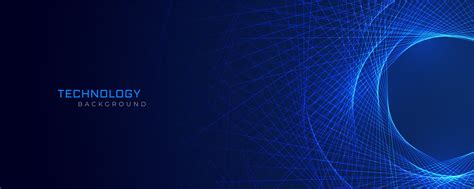 abstract blue lines technology background - Download Free Vector Art ...