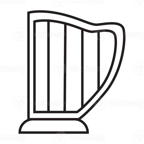 Harp icon transparent background 35008527 PNG