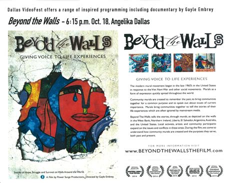 Beyond the Walls – Giving Voice to Life Experiences – Dedman College of Humanities and Sciences