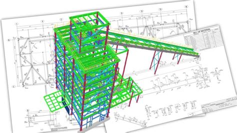 Structural Steel Shop Drawings, Fabrication Drawings | Advenser