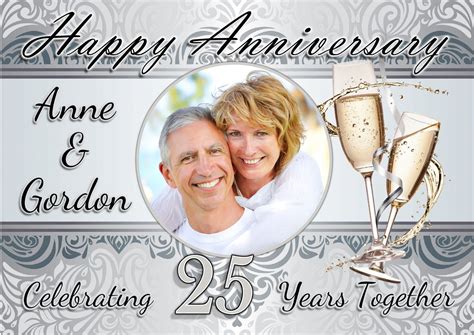 Happy Wedding Anniversary Template