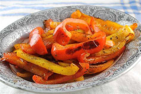 Easy Pan-Roasted Peppers Recipe