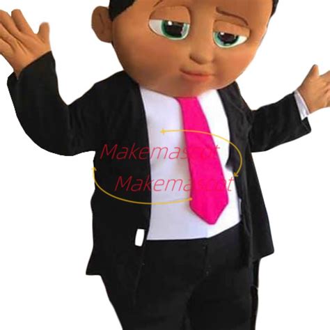 Realistic Boss Baby Girl Mascot Costume