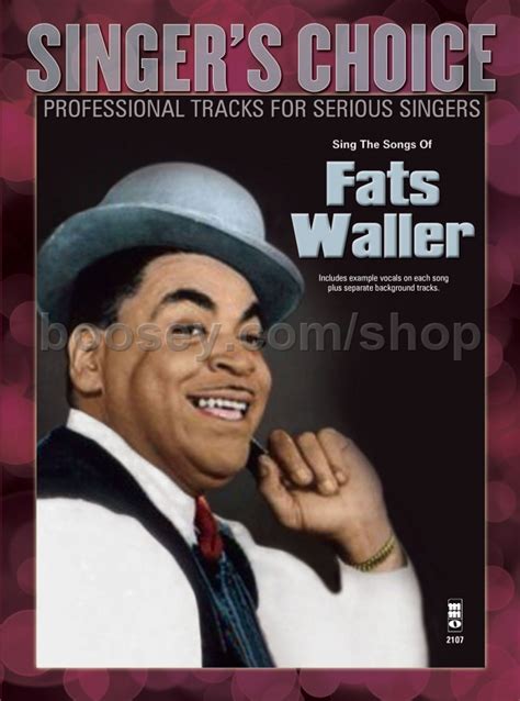 Waller, Fats - Sing The Songs of Fats Waller (+ CD) (Singer's Choice)