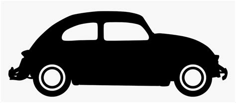 Vw Beetle Silhouette, HD Png Download - kindpng