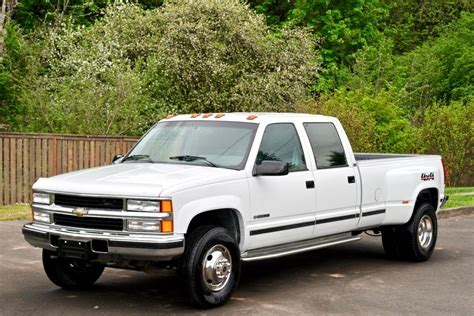 1994 Chevrolet Silverado C/K 3500 Crew Cab Dually 4x4 Diesel 77,000 ...