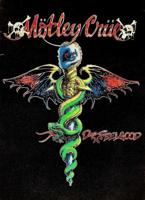 VTG 80 1989 MOTLEY CRUE DR FEELGOOD BLACK LIGHT POSTER TOMMY LEE NIKKI ...