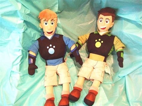 Wild Kratts Martin & Chris Talking Wicked Cool PBS Kids Plush Toy Dolls ...