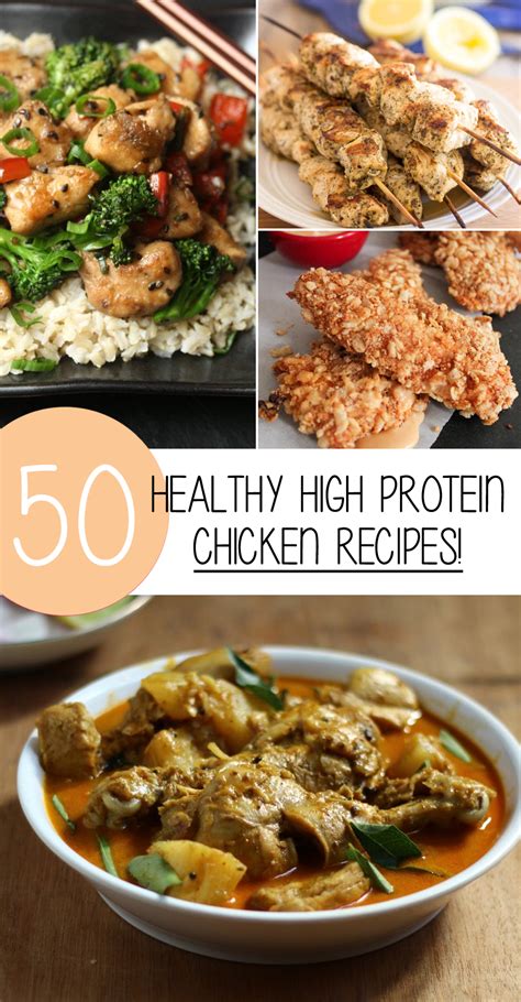 50 High Protein Chicken Recipes That Are Healthy And Delicious!