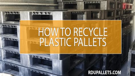 Recycling Plastic Pallets|Plastic Pallet Pickup - RDU Pallets