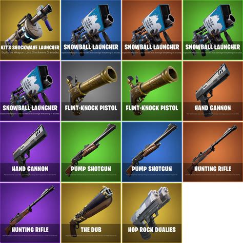 Here are all of the weapons that will be used in Lazarbeam and Fresh’s ...