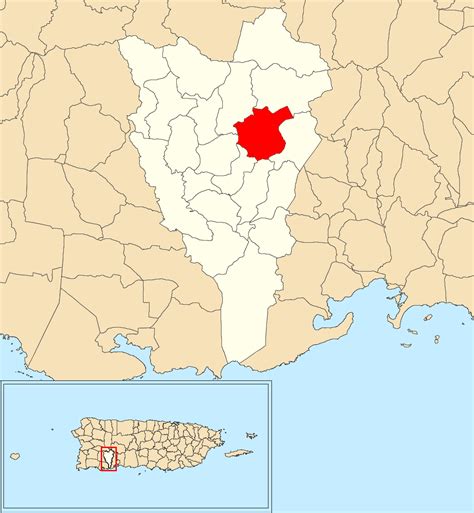 Image: Duey, Yauco, Puerto Rico locator map