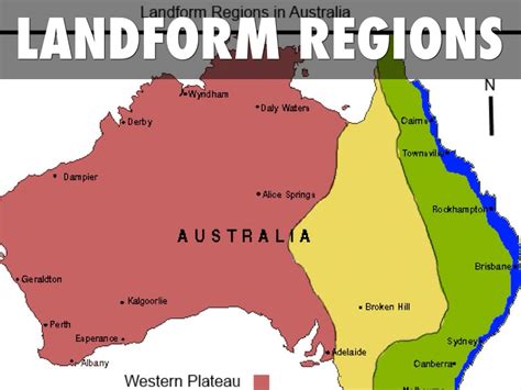 Australia's Major Landform Regions by Sarina Wilson