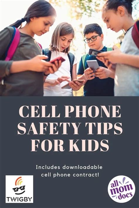 Cell Phone Safety Tips for Kids (with Kids’ Cell Phone Contract ...