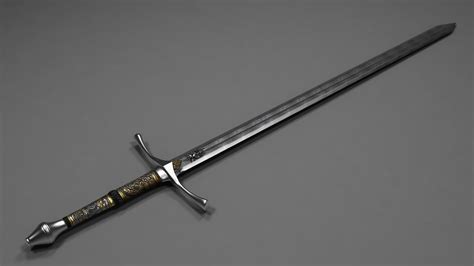 Medieval Sword 3D model Download for Free