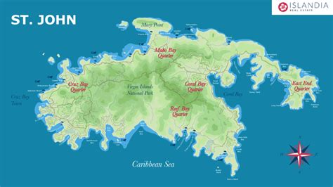 St. John Island Map & Area Details | Islandia Real Estate