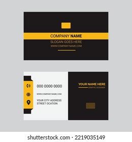 Minimalist Business Card Design Template Stock Vector (Royalty Free) 2219035149 | Shutterstock