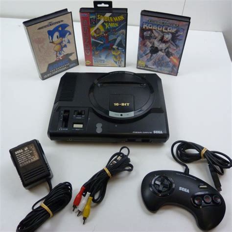 Sega Mega Drive 2 sega - Console with games (3) - Without - Catawiki